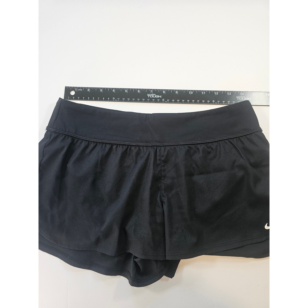 Nike Running Shorts Womens Medium Black Activewear Workout Athletic - Picture 2 of 6